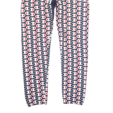 CHAMPION REVERSE WEAVE All Over Print Mens Joggers Blue Tapered S W32 L32