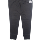 REEBOK Womens Joggers Black Tapered M W30 L30