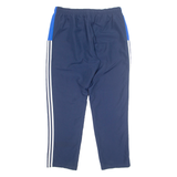 ADIDAS Mens Track Pants Blue Straight XL W34 L31
