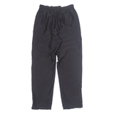 ELLESSE Womens Track Pants Black Straight UK 12 W26 L28