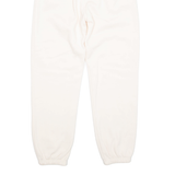 ADIDAS ORIGINALS Womens Joggers Cream Tapered UK 14 W30 L29
