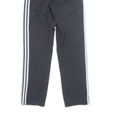 ADIDAS Mesh Lined Mens Track Pants Black Straight S W25 L31