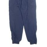 HUMMEL Lined Mens Track Pants Blue 90s Tapered L W27 L31