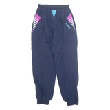 HUMMEL Lined Mens Track Pants Blue 90s Tapered L W27 L31