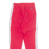 ELLESSE Mesh Lined Mens Track Pants Red Tapered XS W27 L28