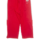 NIKE Mesh Lined Storm Fit Ohio State USA Mens Track Pants Red Straight M W30 L31