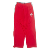 NIKE Mesh Lined Storm Fit Ohio State USA Mens Track Pants Red Straight M W30 L31