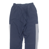 ADIDAS Mens Track Pants Blue Tapered S W26 L29