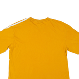 ADIDAS Womens T-Shirt Orange Crew Neck UK 6