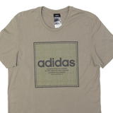 ADIDAS Oversized Mens T-Shirt Green S