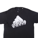 ADIDAS Mens T-Shirt Black L