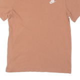 NIKE Mens T-Shirt Brown S