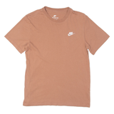 NIKE Mens T-Shirt Brown S
