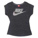 NIKE Womens T-Shirt Grey S