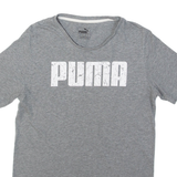 PUMA Cracked Mens T-Shirt Grey XS