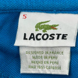 Lacoste Polo Shirt - Large Blue Cotton
