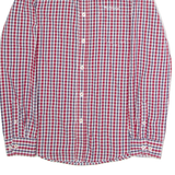 BEN SHERMAN Mens Shirt Red Gingham Long Sleeve S