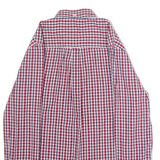 BEN SHERMAN Mens Shirt Red Gingham Long Sleeve S