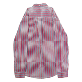 BEN SHERMAN Mens Shirt Red Gingham Long Sleeve S