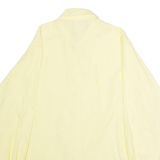 STURZENEGGER Womens Plain Shirt Yellow 80s Long Sleeve UK 20