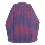 HILFIGER DENIM Slim Fit Mens Shirt Blue Check Long Sleeve 2XL