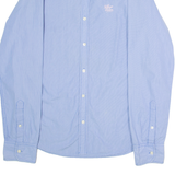 HILFIGER DENIM Mens Shirt Blue Striped Long Sleeve L