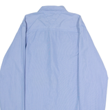 HILFIGER DENIM Mens Shirt Blue Striped Long Sleeve L