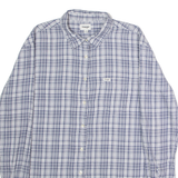 WRANGLER Womens Shirt Blue Check Long Sleeve S