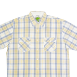 TIMBERLAND Mens Shirt Yellow Check L