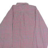 TOMMY HILFIGER Mens Shirt Red Check Long Sleeve L