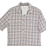 GUESS Mens Shirt Beige Check S