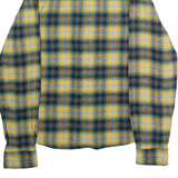 LEVI'S Relaxed Fit Mens Lumberjack Shirt Yellow Check Long Sleeve XXS