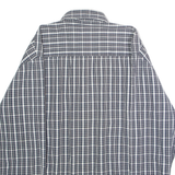 WRANGLER Mens Shirt Grey Check Long Sleeve L