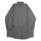 DKNY Mens Formal Shirt Grey Long Sleeve L
