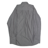 DKNY Mens Formal Shirt Grey Long Sleeve L