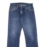 LEVI'S 502 Jeans Mens Blue Regular Tapered Stone Wash W31 L32