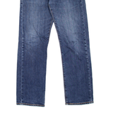 LEVI'S 502 Jeans Mens Blue Regular Tapered Stone Wash W31 L32