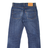 LEVI'S 502 Jeans Mens Blue Regular Tapered Stone Wash W31 L32