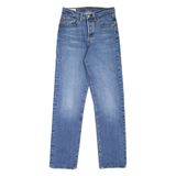 LEVI'S 501 BIG E Jeans Womens Blue Regular Straight Stone Wash W25 L30