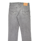 LEVI'S 511 Jeans Mens Grey Slim Straight Stone Wash W31 L32