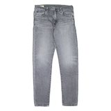 LEVI'S 512 BIG E Jeans Mens Grey Slim Tapered Stone Wash W33 L34