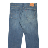 LEVI'S 505 Jeans Mens Blue Regular Straight Stone Wash W36 L30