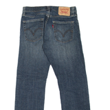 LEVI'S 514 Jeans Mens Blue Slim Straight Stone Wash W29 L30