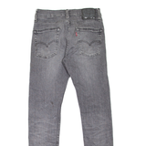 LEVI'S 510 Jeans Mens Grey Slim Skinny Stone Wash W27 L30