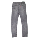 LEVI'S 510 Jeans Mens Grey Slim Skinny Stone Wash W27 L30