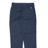 DICKIES FLEX Mens Trousers Blue Regular Straight W30 L31