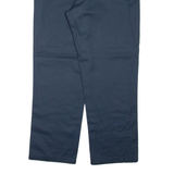 DICKIES Mens Trousers Blue Regular Straight W40 L30