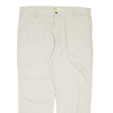 CARHARTT Mens Trousers Beige Regular Tapered W42 L30