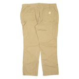 CARHARTT Womens Trousers Brown Loose Tapered W40 L30