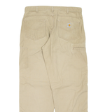 CARHARTT Mens Trousers Brown Regular Straight W36 L32